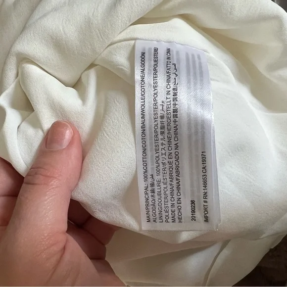 Finders keepers white eyelet lace open back mini dress women’s small - Picture 12 of 13